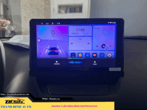 Mazda 2 gắn màn hình Zestech E360 1 Mazda 2 gắn màn hình Zestech E360 TB Auto