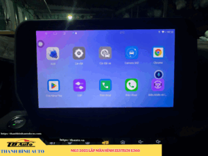 MG5 2025 gắn màn hình Zestech E360 2 MG5 2025 gắn màn hình Zestech E360 TB Auto