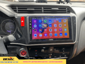 Honda City lắp màn hình Oled X4S + Loa sub Nakamichi 3 Honda City lắp màn hình Oled X4S + Loa sub Nakamichi TB Auto