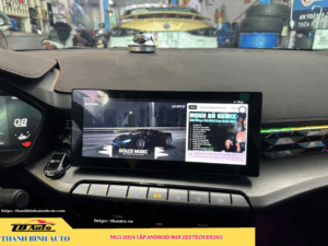 MG5 2024 gắn Android Box Zestech DX265 Thanh Bình Auto