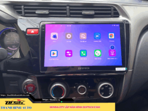Honda City lên màn hình Zestech E360 2 Honda City lên màn hình Zestech E360 TB Auto