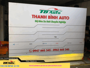 Toyota Innova gắn đèn bi gầm Zestech GX301 TB Auto