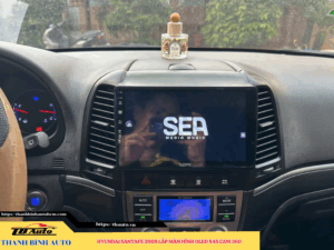 Hyundai Santafe 2008 lắp màn hình Oled X4S Cam 360 TB Auto
