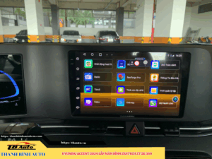 Hyundai Accent 2024 lắp màn hình Zestech ZT 2K 360 TB Auto