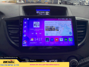 Honda CRV 2015 lên màn hình Oled A5 TB Auto
