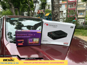 Honda City lắp màn hình Oled X4S + Loa sub Nakamichi 1 Honda City lắp màn hình Oled X4S + Loa sub Nakamichi TB Auto