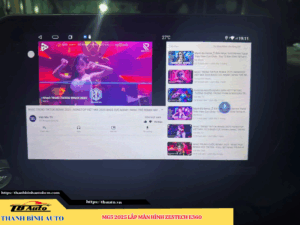 MG5 2025 gắn màn hình Zestech E360 3 MG5 2025 gắn màn hình Zestech E360 TB Auto