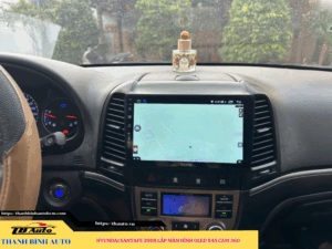 Hyundai Santafe 2008 lắp màn hình Oled X4S Cam 360 TB Auto