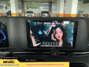 Hyundai Accent 2024 lắp màn hình Zestech ZT 2K 360 TB Auto