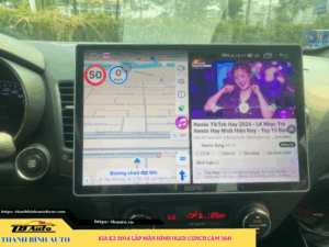 Kia K3 2014 gắn màn hình Oled 13 inch Cam 360 4 Kia K3 2014 gắn màn hình Oled 13 inch Cam 360 TB Auto