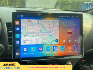 Kia K3 2014 gắn màn hình Oled 13 inch Cam 360 1 Kia K3 2014 gắn màn hình Oled 13 inch Cam 360 TB Auto