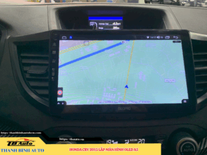 Honda CRV 2015 lên màn hình Oled A5 TB Auto