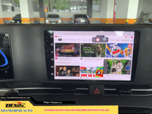 Hyundai Accent 2024 lắp màn hình Zestech ZT 2K 360 TB Auto