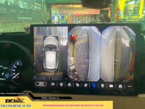 Mitsubishi Xforce gắn màn hình Zestech ZT13 2K 360 TB Auto