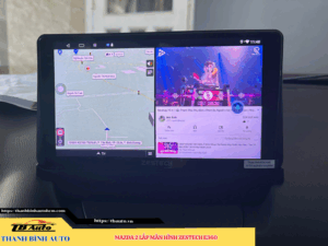 Mazda 2 gắn màn hình Zestech E360 5 Mazda 2 gắn màn hình Zestech E360 TB Auto