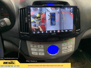 Toyota Avanza lắp màn hình Oled X4S Cam 360 TB Auto