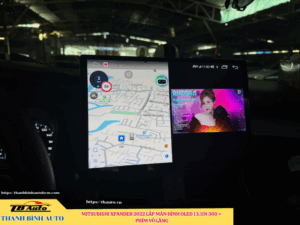 Mitsubishi Xpander 2022 lên màn hình Oled 13.1 inch 360 + Phím vô lăng TB Auto
