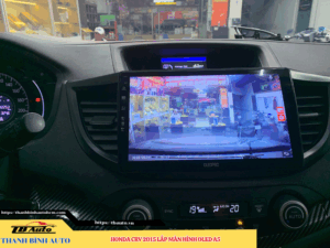 Honda CRV 2015 lên màn hình Oled A5 TB Auto