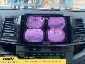 Toyota Fortuner 2012 lên màn hình Zestech E360 TB Auto