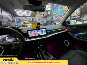MG5 2024 gắn Android Box Zestech DX265 Thanh Bình Auto