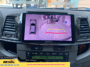 Toyota Fortuner 2012 lên màn hình Zestech E360 TB Auto
