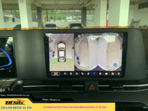 Hyundai Accent 2024 lắp màn hình Zestech ZT 2K 360 TB Auto