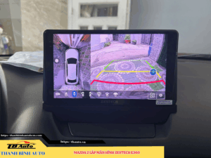 Mazda 2 gắn màn hình Zestech E360 8 Mazda 2 gắn màn hình Zestech E360 TB Auto