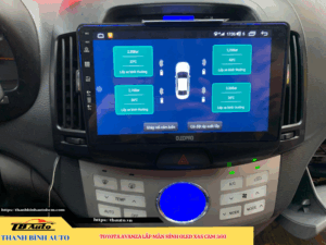 Toyota Avanza lắp màn hình Oled X4S Cam 360 TB Auto