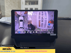 Mazda 2 gắn màn hình Zestech E360 7 Mazda 2 gắn màn hình Zestech E360 TB Auto