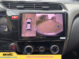 Honda City lên màn hình Zestech E360 6 Bich 800 X 600 9 8