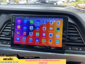 Hyundai Sonata 2017 lên màn hình Oled X4 + Combo Cam 2 Hyundai Sonata 2017 lên màn hình Oled X4 + Combo Cam TB Auto