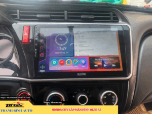 Honda City gắn màn hình Oled A5 1 Honda City gắn màn hình Oled A5 TB Auto