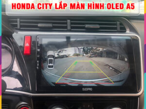 Honda City gắn màn hình Oled A5 TB Auto