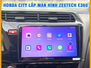 Honda City lên màn hình Zestech E360 TB Auto