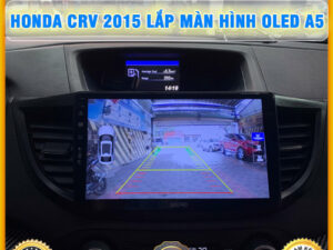 Honda CRV 2015 lên màn hình Oled A5 TB Auto
