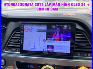 Hyundai Sonata 2017 lên màn hình Oled X4 + Combo Cam TB Auto
