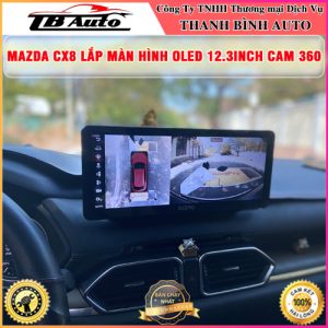 Mazda CX8 gắn màn hình Oled 12.3 inch Cam 360 TB Auto