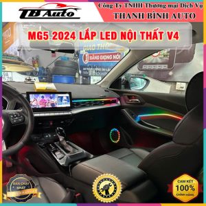 MG5 2024 lắp Led nội thất V4 TB Auto