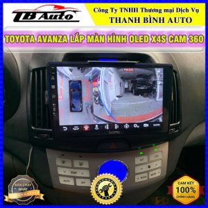 Toyota Avanza lắp màn hình Oled X4S Cam 360 TB Auto