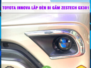 Toyota Innova gắn đèn bi gầm Zestech GX301 TB Auto