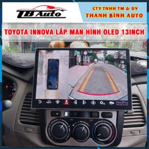 Toyota Innova lắp màn hình Oled 13 inch TB Auto