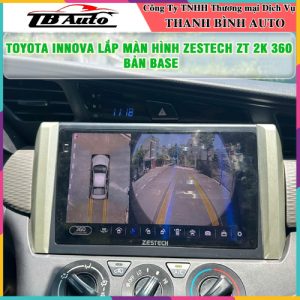 Toyota Innova lắp màn hình Zestech ZT 2K 360 Bản Base TB Auto
