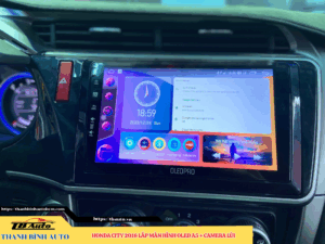 Honda City 2016 lắp màn hình Oled A5 + Camera lùi TB Auto