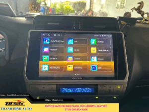 Toyota Land Cruiser Prado lắp màn hình Zestech ZT 2K 360 bản Base TB Auto