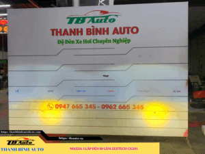 Mazda 3 gắn đèn bi gầm Zestech GX201 4 Mazda 3 gắn đèn bi gầm Zestech GX201 TB Auto