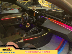 Peugeot 408 GT gắn Led nội thất V5 7 Peugeot 408 GT gắn Led nội thất V5 TB Auto
