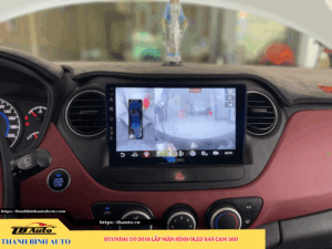 Hyundai i10 2018 gắn màn hình Oled X4S Cam 360 TB Auto