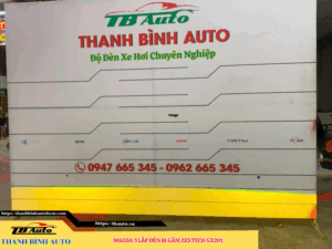 Mazda 3 gắn đèn bi gầm Zestech GX201 6 Mazda 3 gắn đèn bi gầm Zestech GX201 TB Auto
