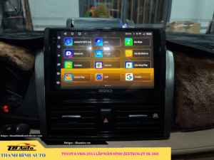 Toyota Vios 2015 lên màn hình Zestech ZT 2K 360 TB Auto