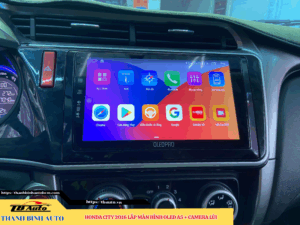 Honda City 2016 lắp màn hình Oled A5 + Camera lùi TB Auto